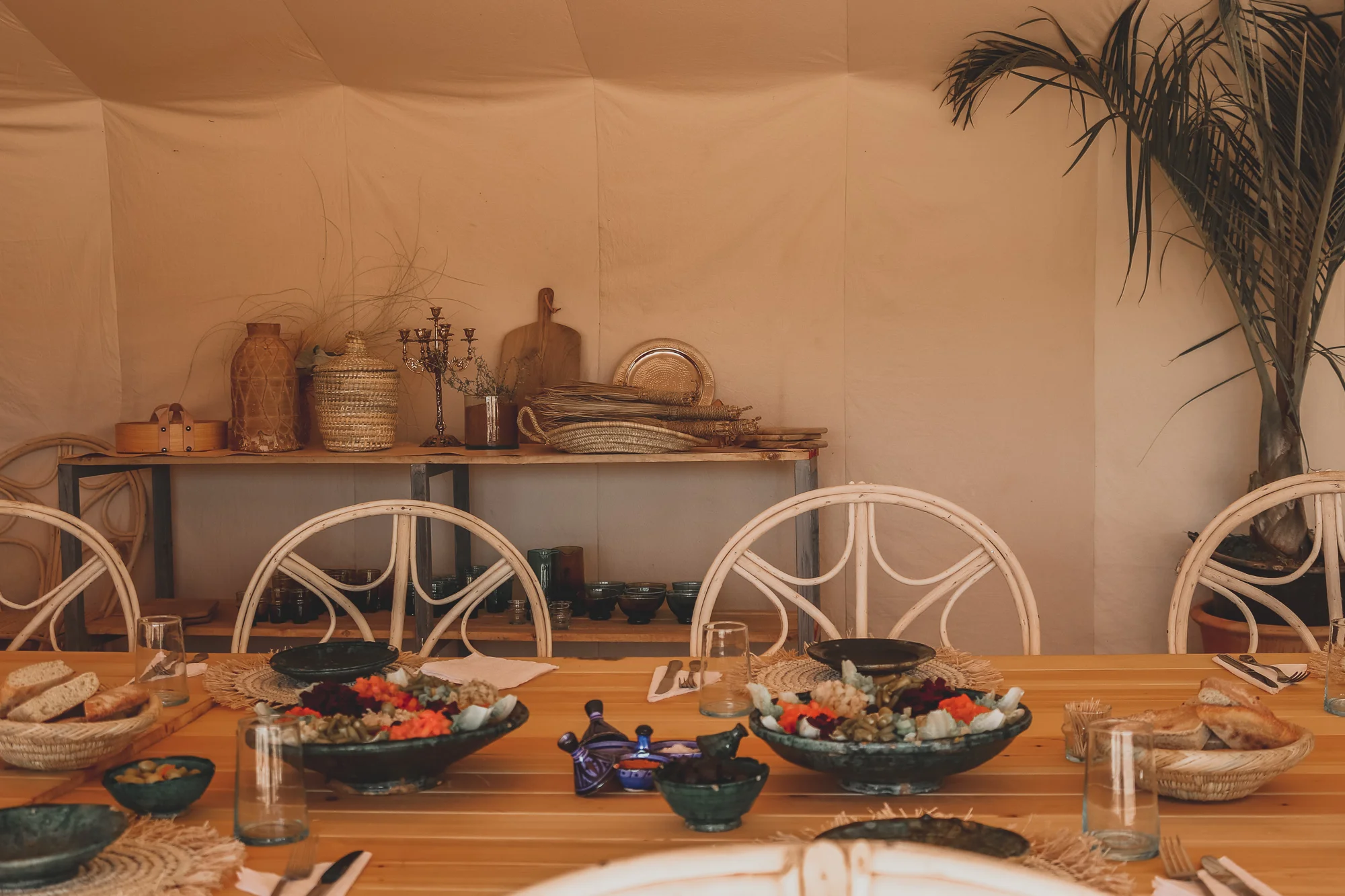 Berber cuisine under the stars